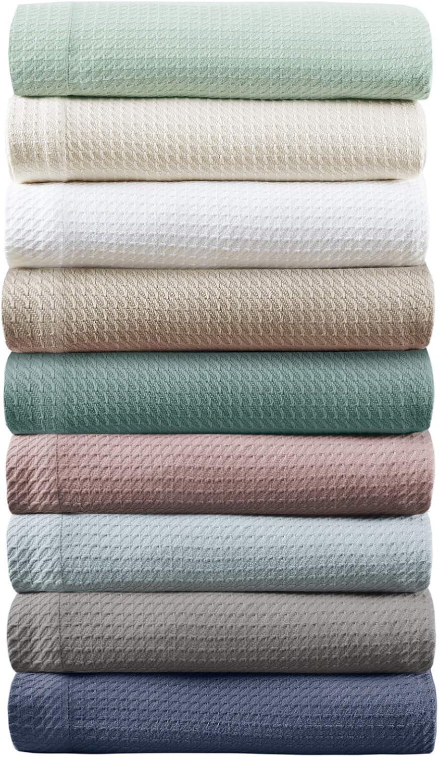 Madison Park Couverture de couette respirante 100 % coton égyptien de qualité supérieure, housse légère pour lit, canapé et canapé, lit double/queen Rose Naty Shop Couettes et couettes