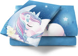Linge de lit enfant Licorne Soft, microfibre Linge de lit - enfant Naty Shop