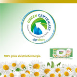 Lingettes pour bébés sensibles, 0 % de parfum, formule 98 % naturelle qui rétablit l'équilibre du pH de la peau, sceau de fraîcheur, 54 lingettes