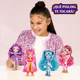 Pixlings Magical Dolls, 4 poupées assorties - 2 neuves - Poupée mode 15 cm - Potions magiques - Jouet de potions secrètes (MG101000)