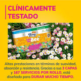 J’aime l’abeille | Papier toilette 3 épaisseurs | 48 rouleaux | 167 services au programme | Certificat Fsc | Électricité 100% renouvelable | Emballage recyclable fabriqué à partir de plastique recyclé