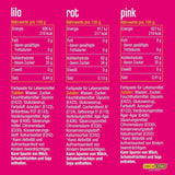 Decocino Neon Colorant Alimentaire Set - 3 Pièces - Rouge, Rose, Violet - Colorant Alimentaire Haute Dose - Pour Colorer Gâteaux, Muffins, Cupcakes - Sans Goût