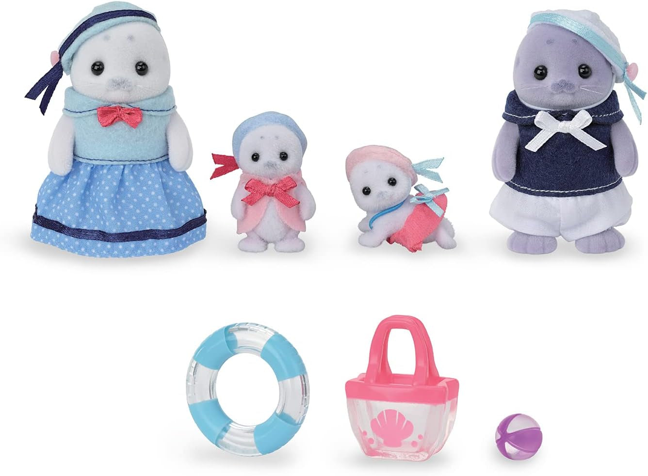 Sylvanian Families - 5759 Figurine animale de la famille des phoques, jouet détaillé pour les 3 ans et plus Naty Shop Dolls