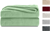 Couverture moelleuse Komfortec, couverture confortable, couverture polaire, certifiée Oeko-Tex, super douce, 150X200 Cm, 260 G/M², beige Lits et couvertures Besuche den Komfortec-Store Vert clair 220 X 240 Cm