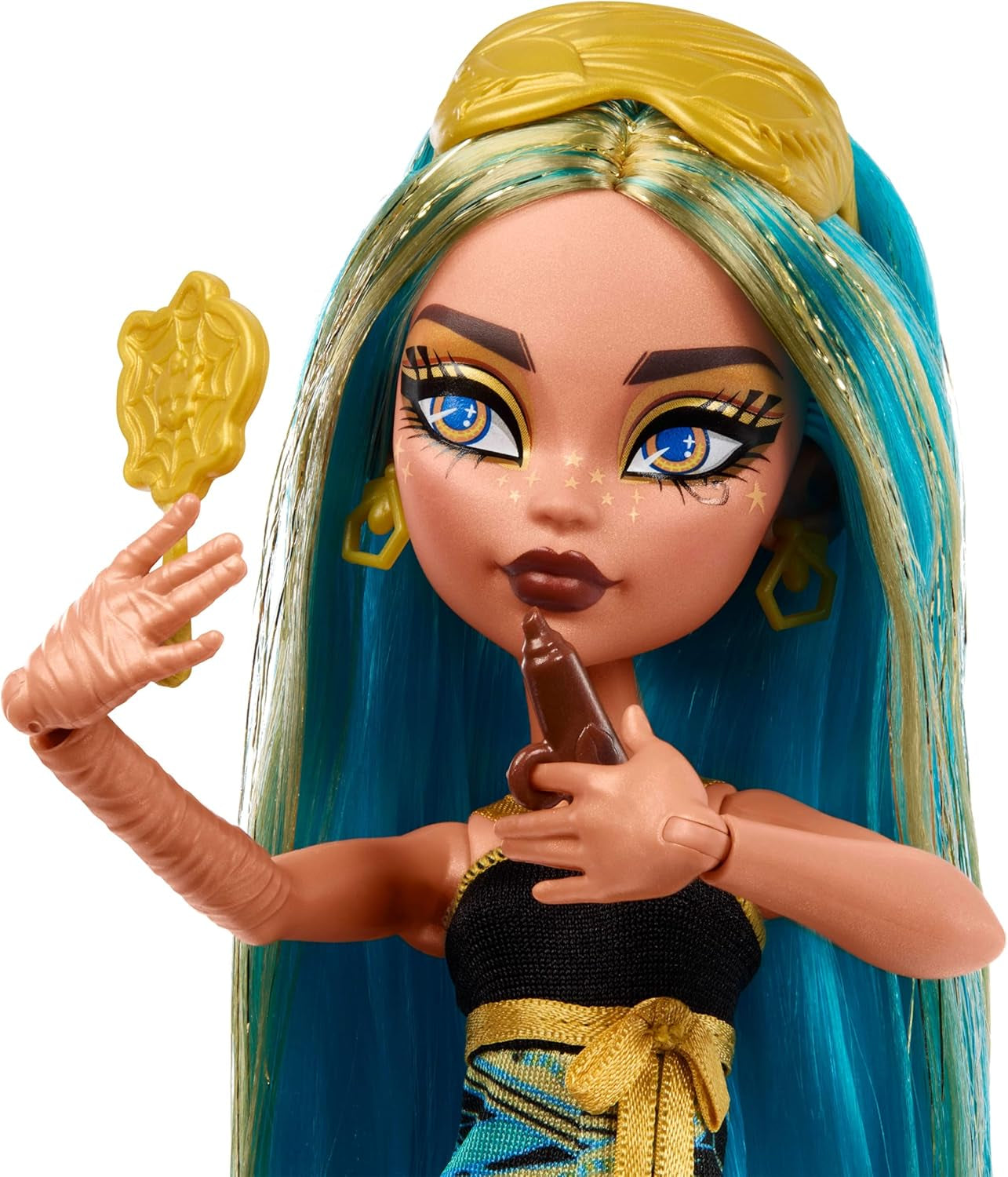 Poupées et accessoires Monster High Buried Secrets, thème Creepover douillet avec une poupée mystérieuse et 5 surprises au déballage (les chiffres peuvent varier), HYV64