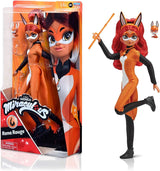Bandai - Miraculous Ladybug - Poupée Marinette Changement de Couleur Surprise - Poupée Articulée Miraculous, 26 cm + 3 Surprises - Modèle Aléatoire - P50390 Poupées Naty Shop Rena Rouge