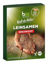 Graines de lin entières biocentrales | 7 x 400g de graines de lin bio | Idéal pour le yaourt, le muesli et le pain | Alternative au psyllium, aux graines de chanvre et aux graines de chia