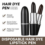 Bâton de Couleur de Cheveux Coloration de Cheveux Temporaire Rouge à Lèvres Teinture pour Cheveux, Rouge à Lèvres Temporaire Teinture pour Cheveux Couleur Blanche Couverture de Cheveux Bâton de Maquillage DIY Teinture pour Cheveux Noir Brun Coloration pour Cheveux Naty Shop