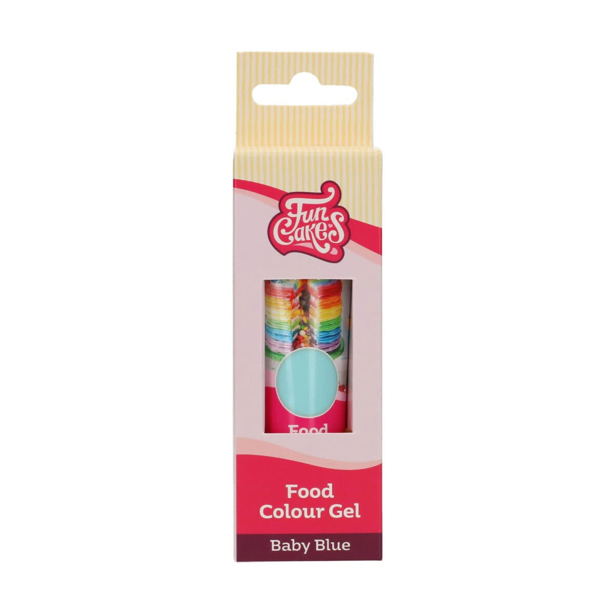 Colorant alimentaire Funcakes Gel Bleu Bébé : Colorant alimentaire très concentré pour pâte, crème, fondant et pâte d'amande. Dosage facile. Une seule goutte pour créer des couleurs vibrantes. Halal. 30g.