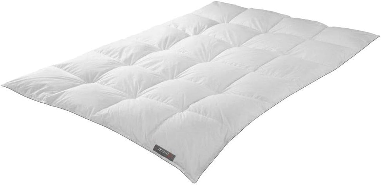 Badenia Trendline Comfort couette en duvet, couette d'hiver chaude avec 90 % duvet et 10 % plumes classe I, 135 X 200 Cm, duvet testé et certifié Oeko-Tex, produite selon la norme de qualité allemande Couettes et couettes Naty Shop Comfort 135 X 200 Cm Couverture d'hiver chaude