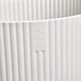 elho Vibes Fold Orchid High 12,5 cm - Pots d'orchidées d'intérieur - Pots de fleurs d'intérieur - Plastique 100% recyclé - Blanc/Blanc soyeux