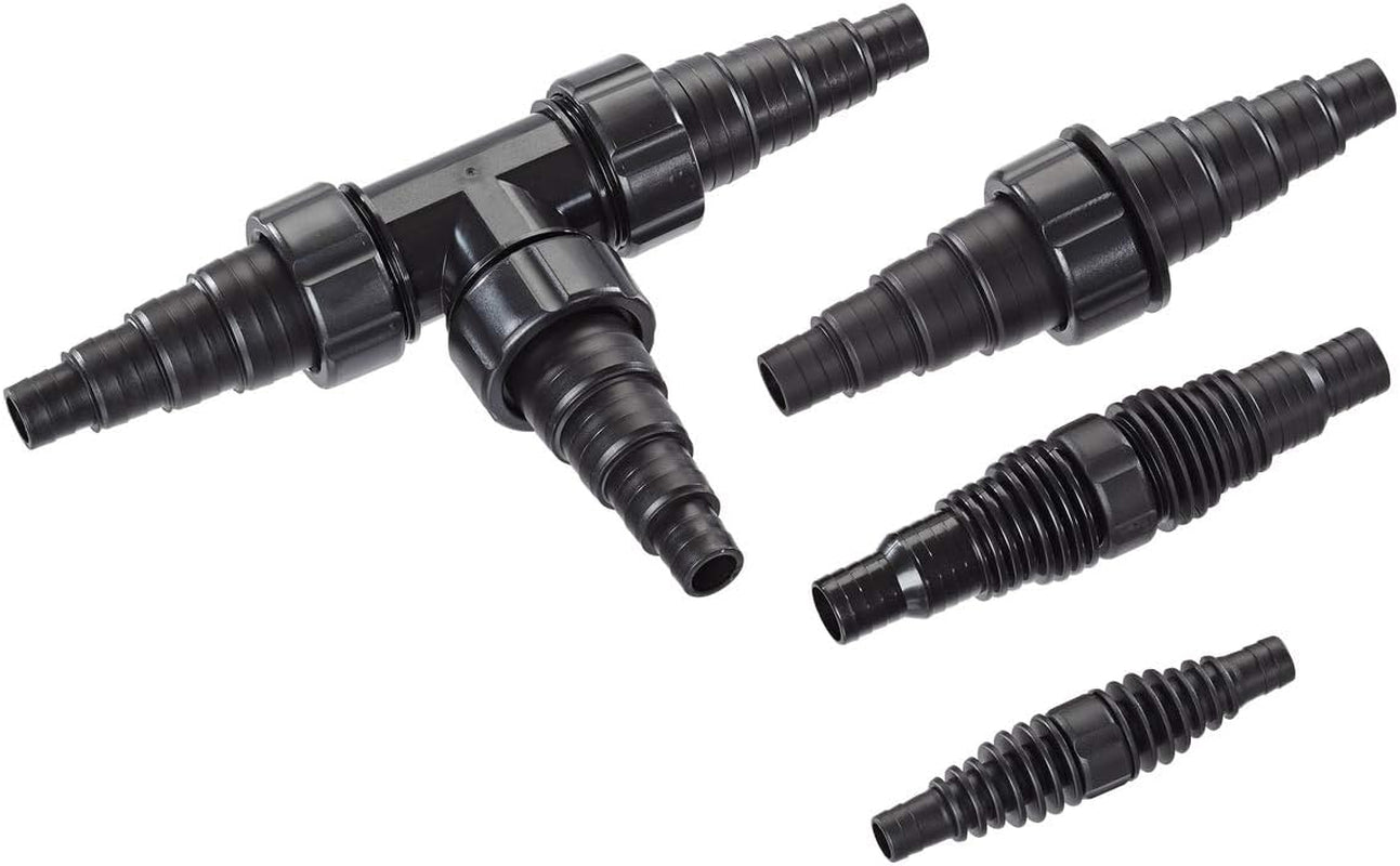 Raccord de tuyau Oase 2", noir - en PVC, pour raccorder des tuyaux de 2", diamètre 50 cm