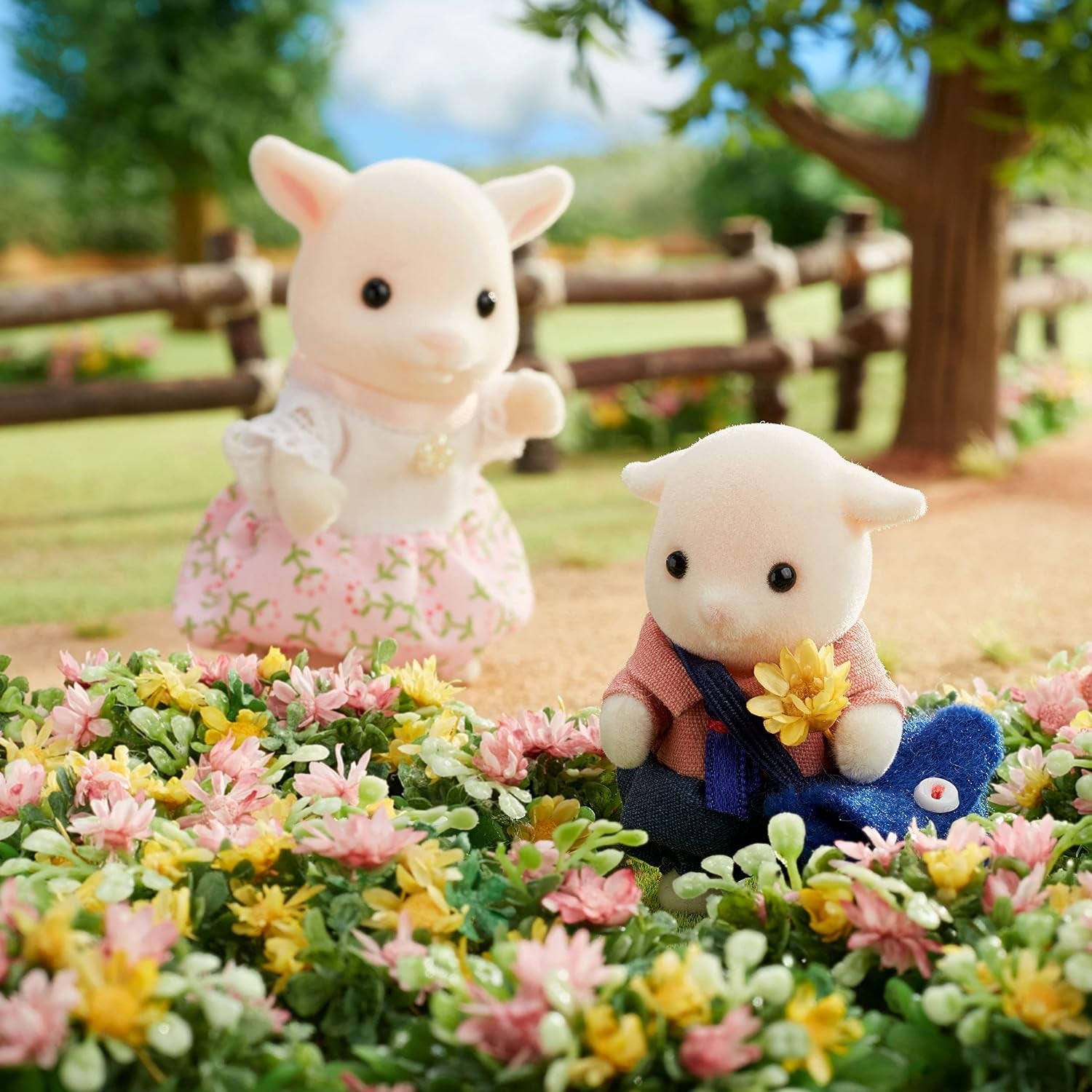 Sylvanian Families 5622 Famille de chèvres - Figurines de maison de poupée