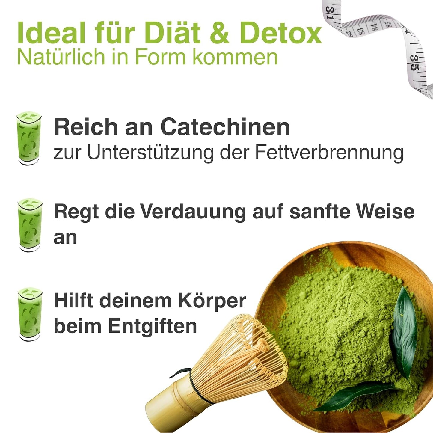 Bohyang Garden Matcha Powder 100g – Thé vert haut de gamme de Corée du Sud | Finement moulu et riche en tradition | Pour les lattés, les smoothies, les pâtisseries et les rituels de soins personnels | Poudre de Matcha en sachet refermable