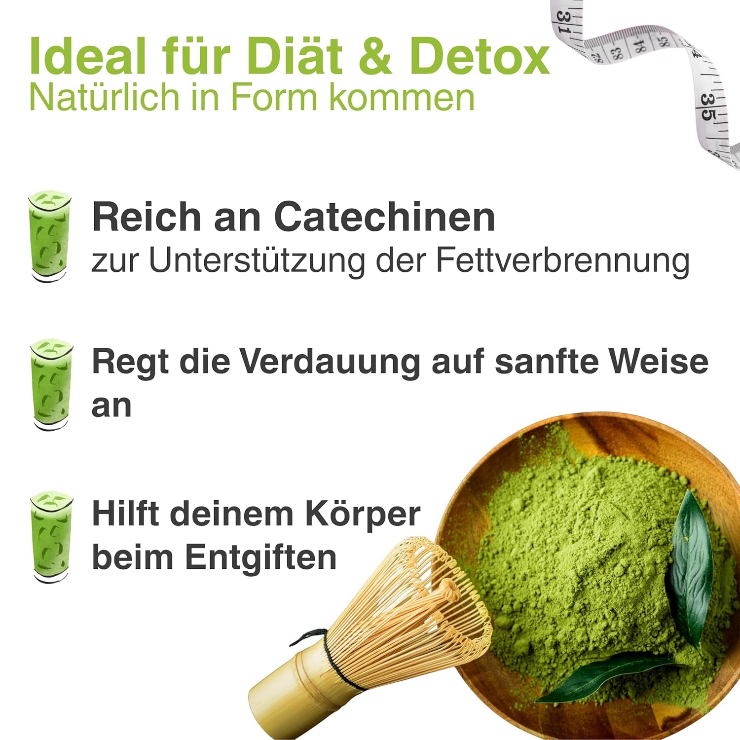 Bohyang Garden Matcha Powder 100g – Thé vert haut de gamme de Corée du Sud | Finement moulu et riche en tradition | Pour les lattés, les smoothies, les pâtisseries et les rituels de soins personnels | Poudre de Matcha en sachet refermable