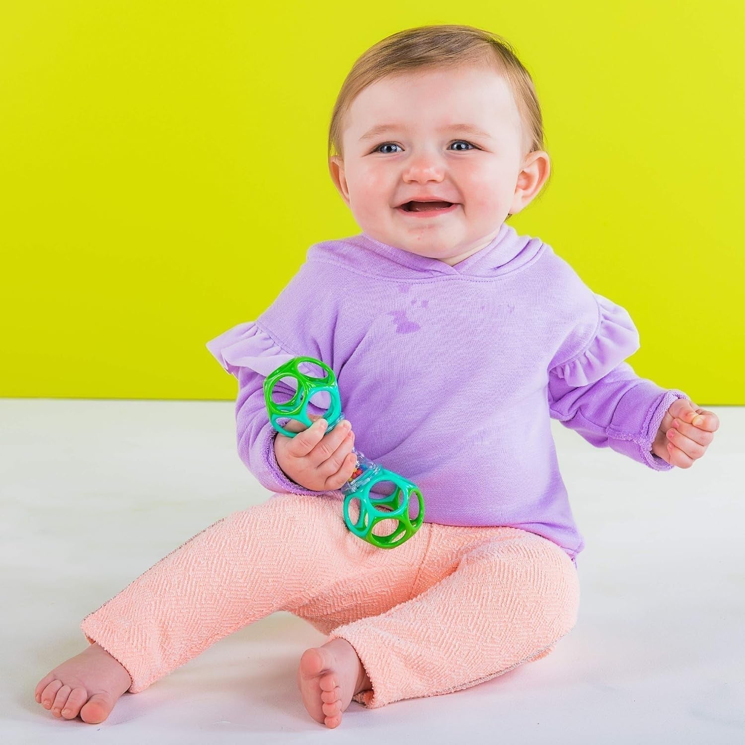 Fehn Jouet d'activité Poulpe - Jouet de motricité pour bébé pour poussettes et démarrages brillants, Oball, Jouet hochet avec balles d'appui pour la marche, Jouet interactif pour bébé Bebe Toys Naty Shop
