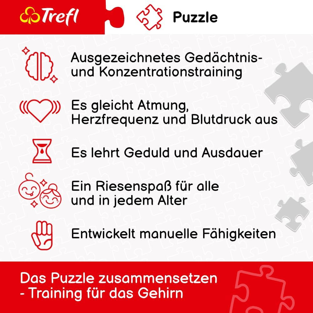 Trefl TR27121 Puzzle, Multicolore, 96,1X68,2Cm Naty Shop