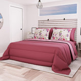 PETTI Artigiani Italiani - Couette d'hiver pour lit double, maxi, monochrome, double face, blanc, gris, 100% Made in Italy Couettes et couettes Naty Shop Plum Taille du lit 100X200 : [Couette 170 X 260 Cm]