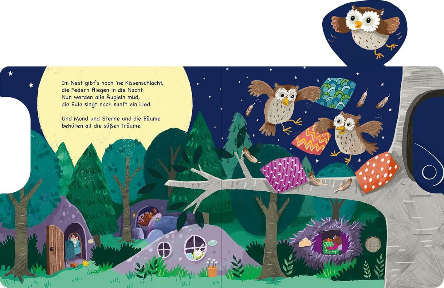 Shoo, shoo, maintenant tu dors aussi ! : Slider et 11 sons | Un livre innovant avec des sons coulissants pour les petits de plus de 18 mois Bebe Naty Shop Toys