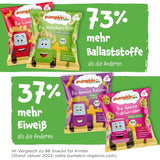 Pumpkin Organics Baby Multigrain Carrot and Mango Rings (Pack de 8) Snacks pour bébé sans additifs à partir de 12 mois - Sans allergène² et sans gluten³ Snacks croquants pour bébé (8 x 20 g)