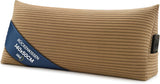 Oreiller en plumes, coussin de dossier, coussin en velours, largeur 70 cm – coussin de lecture pour lit, canapé et canapé, grand coussin de canapé, coussin mural, coussin de canapé, coussin de lecture, coussin de soutien du dos, gris clair
