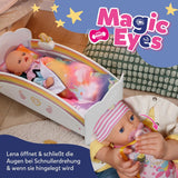 BABY Born Lena (Girl) - poupée 36 cm - 7 fonctions, y compris accessoires et matelas - Fonctionne entièrement sans piles - Convient aux petits enfants à partir de 1 an