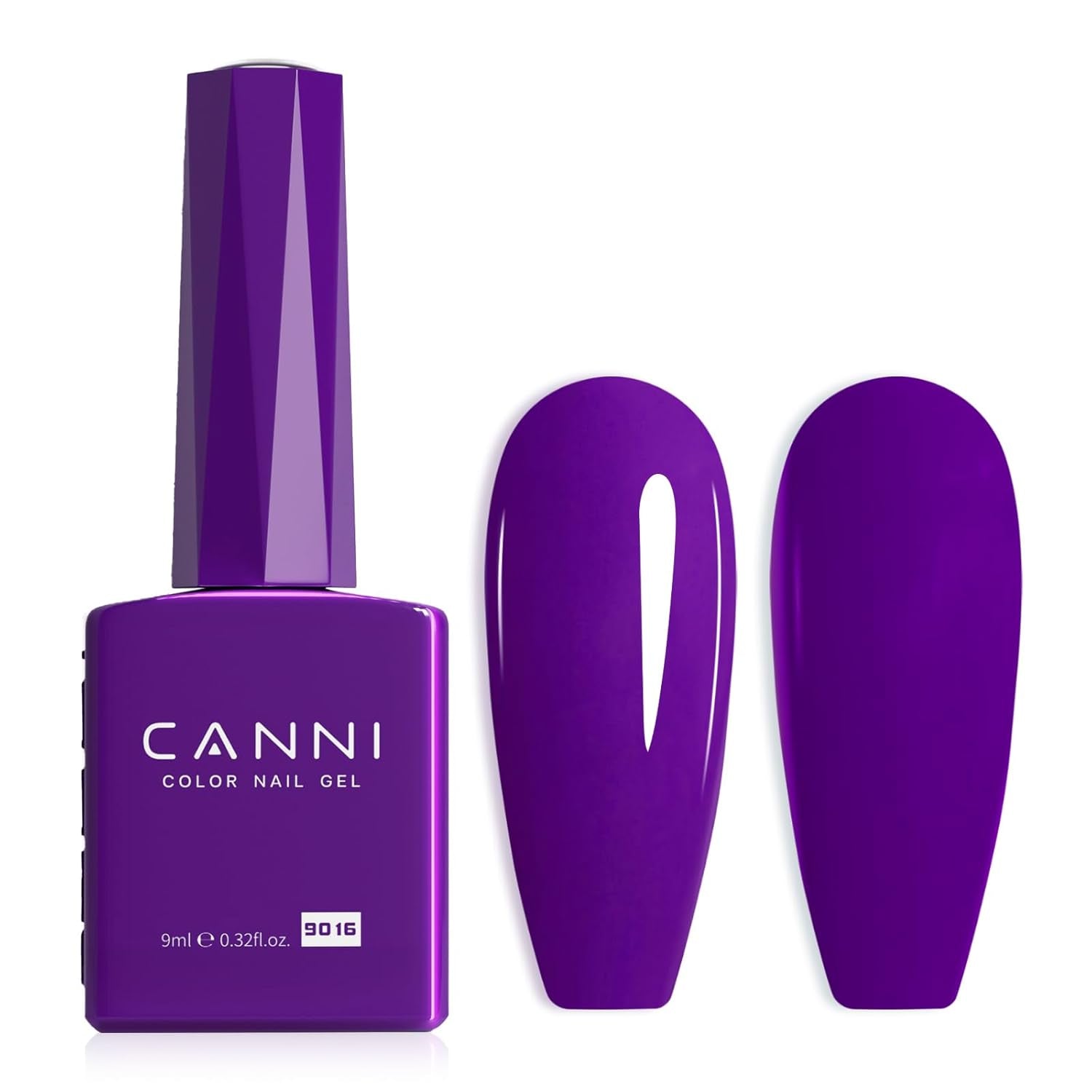 Vernis à ongles gel CANNI, semi-permanent, violet foncé, vernis à ongles, gel UV, trempage, manucure