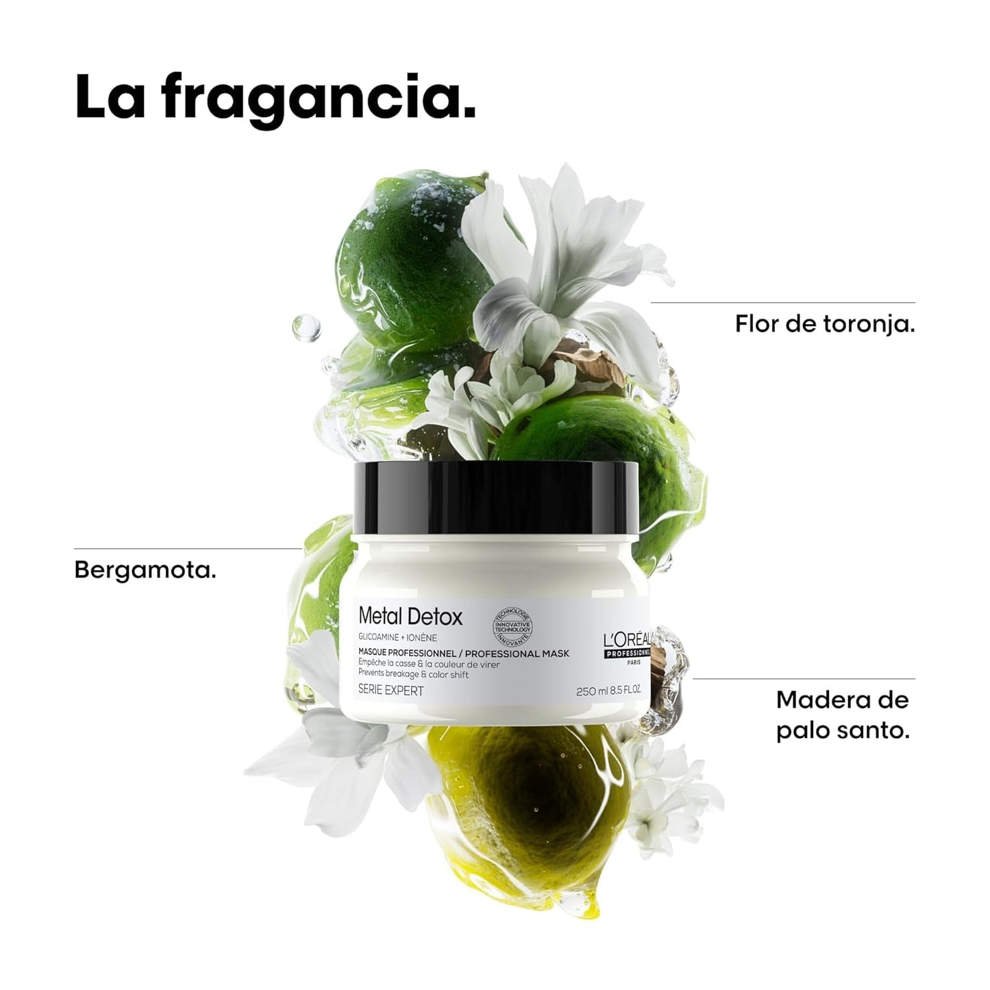 L'Oréal Professionnel Masque Restructurant Professionnel pour tous types de cheveux, aide à réparer les dommages et à restaurer la force des cheveux, Absolut Repair Molecular, 150 ml Naty Shop Hair Mask