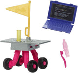 Poupée Barbie 65e anniversaire et 10 accessoires, ensemble astronaute pour poupée brune, rover à roues, casque spatial avec visière personnalisable et plus encore, poupées HRG45 Naty Shop