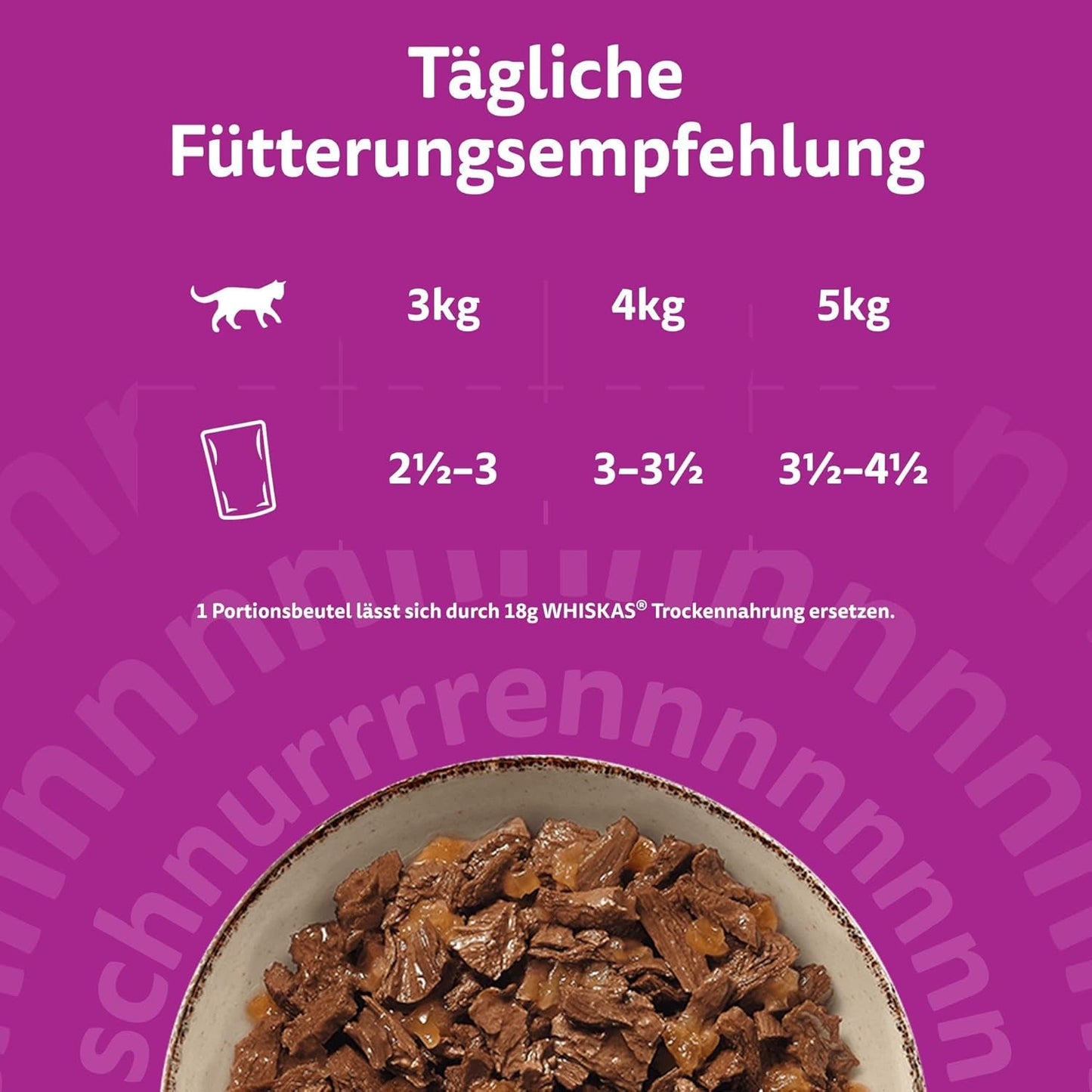 WHISKAS PURE DELIGHT Aliment humide en gelée 24 x 85g Ragoût Classique (4 paquets) 48 sachets portionnés