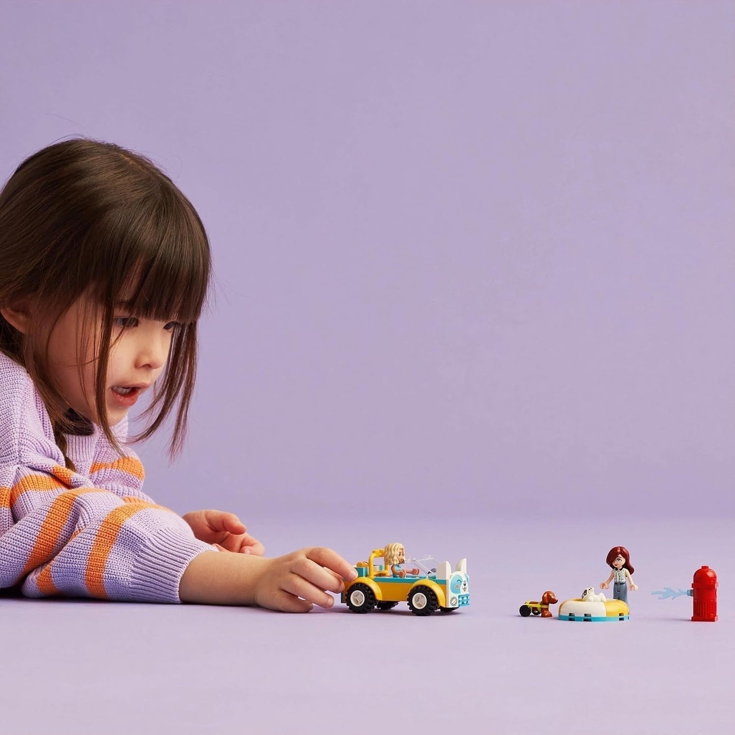 LEGO Friends Salon de toilettage mobile pour chiens, ensemble de jeu pour faire semblant de jouer avec des animaux, jouet pour enfants avec 2 figurines et 2 chiens pour filles et garçons à partir de 4 ans, ensemble de toilettage pour chiens 42635 Jeux de construction Beuche den LEGO-Store