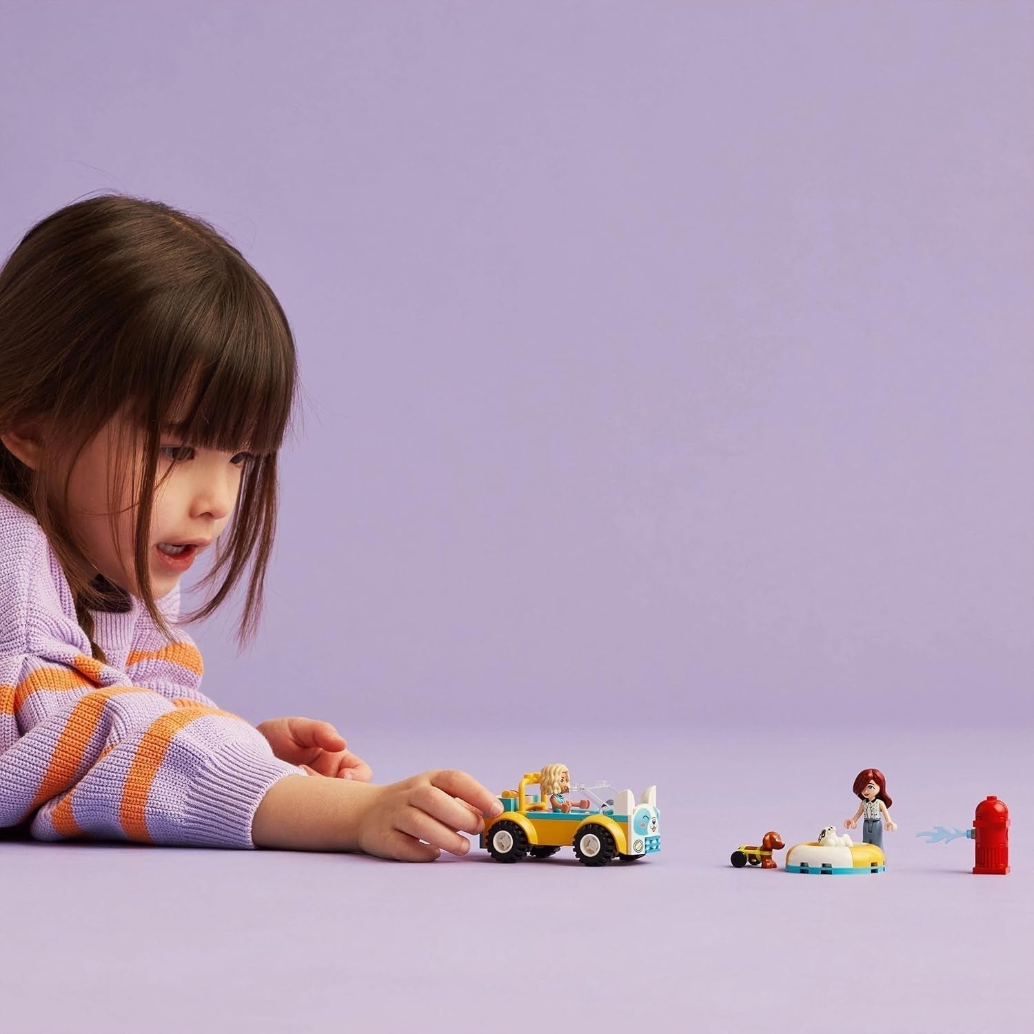LEGO Friends Salon de toilettage mobile pour chiens, ensemble de jeu pour faire semblant de jouer avec des animaux, jouet pour enfants avec 2 figurines et 2 chiens pour filles et garçons à partir de 4 ans, ensemble de toilettage pour chiens 42635 Jeux de construction Beuche den LEGO-Store