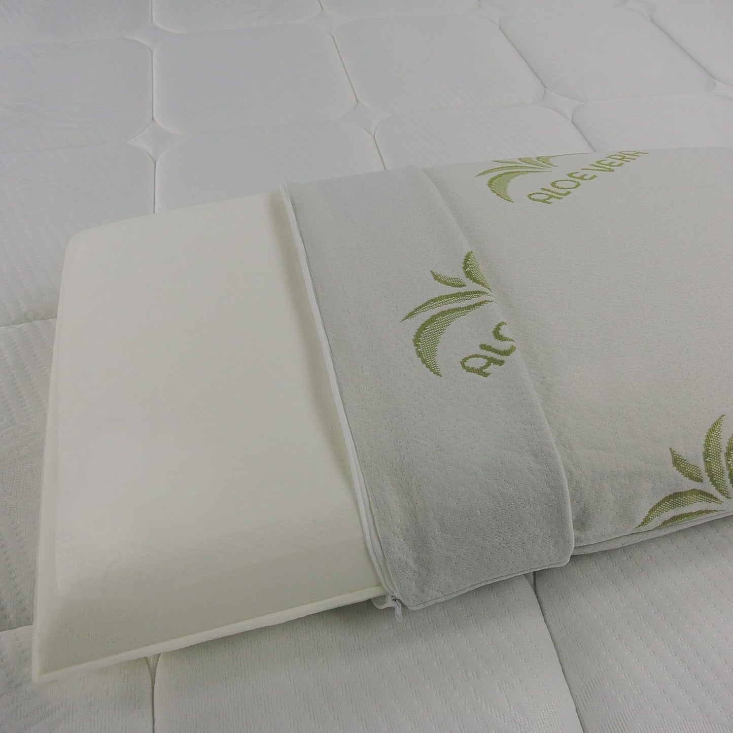 Oreiller porte-savon en mousse à mémoire de forme avec doublure à l'aloe vera Oreillers standard Naty Shop