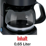 Cafetière pour camion 24 V - Cafetière pour camion - Cafetière à filtre - Cafetière pour garder au chaud - Cafetière à carafe en verre - Noir