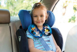Warner Bros Looney Tunes Oreiller cervical pour bébé fille - Doux - Voiture de voyage - Bugs Bunny Daffy Duck Silvestro Titti - Confort - Bleu Naty Shop