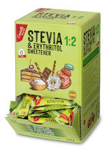 Stevia + Erythritol 1:2 Tissu doux | 204 Sac Mythe 2,5 G | 100% Natürlicher Zuckerersatz - 0 Calorien - 0 Glykämischer Index - Keto Und Paleo - 0 Kohlenhydrate - Kein GVO - Castello depuis 1907-510 G Édulcorants Naty Shop Default Title