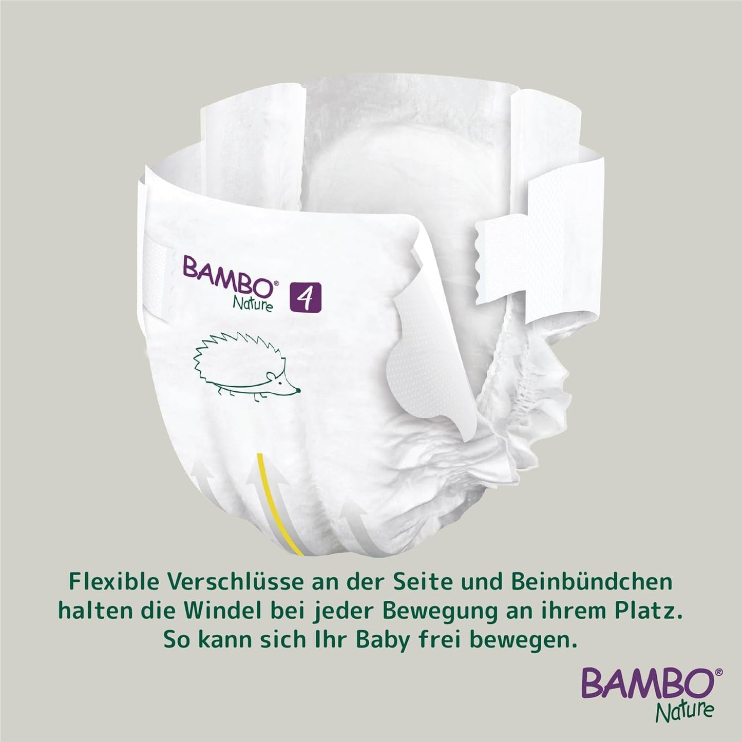 Couches bébé Bambo Nature, taille 4 (7-14 kg) - 48 pièces. Couches haut de gamme avec protection améliorée contre les fuites | Confort et liberté ultimes pour les enfants actifs | Couches testées dermatologiquement
