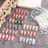 4 Blatt 3D Nagelsticker Frühling Blume Nagelaufkleber 5D Stereoskopisch Selbstklebend Nail Art Sticker Décoration Nageldesign Zubehör