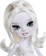 Rainbow High Shadow High Girl's Night Doll - Natasha Zima - Poupée mannequin de 28 cm dans les tons de gris, cheveux blancs et tenue argentée avec accessoires et peigne - Pour les collectionneurs et les enfants à partir de 6 ans