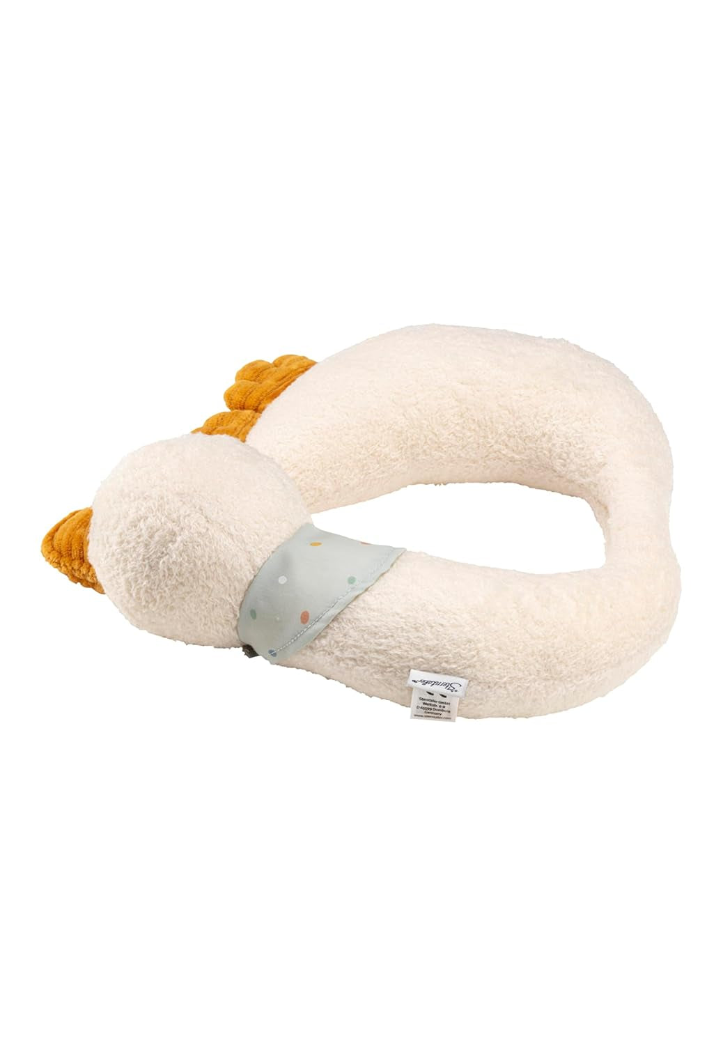 Edda Lou Support de cou de canard Oreiller cervical en forme de U Oreiller de tête d'animal pour garçons et filles Idéal pour la voiture, l'avion et les voyages Oreillers orthopédiques cervicaux Naty Shop