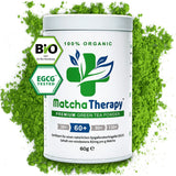 Thérapie Matcha 30+ | Poudre de thé Matcha biologique | 60g | Avec une teneur vérifiée d'au moins 30 mg/g de catéchine EGCG | Soutient le système immunitaire et les niveaux d'énergie | Qualité cérémoniale | Thé vert du Japon