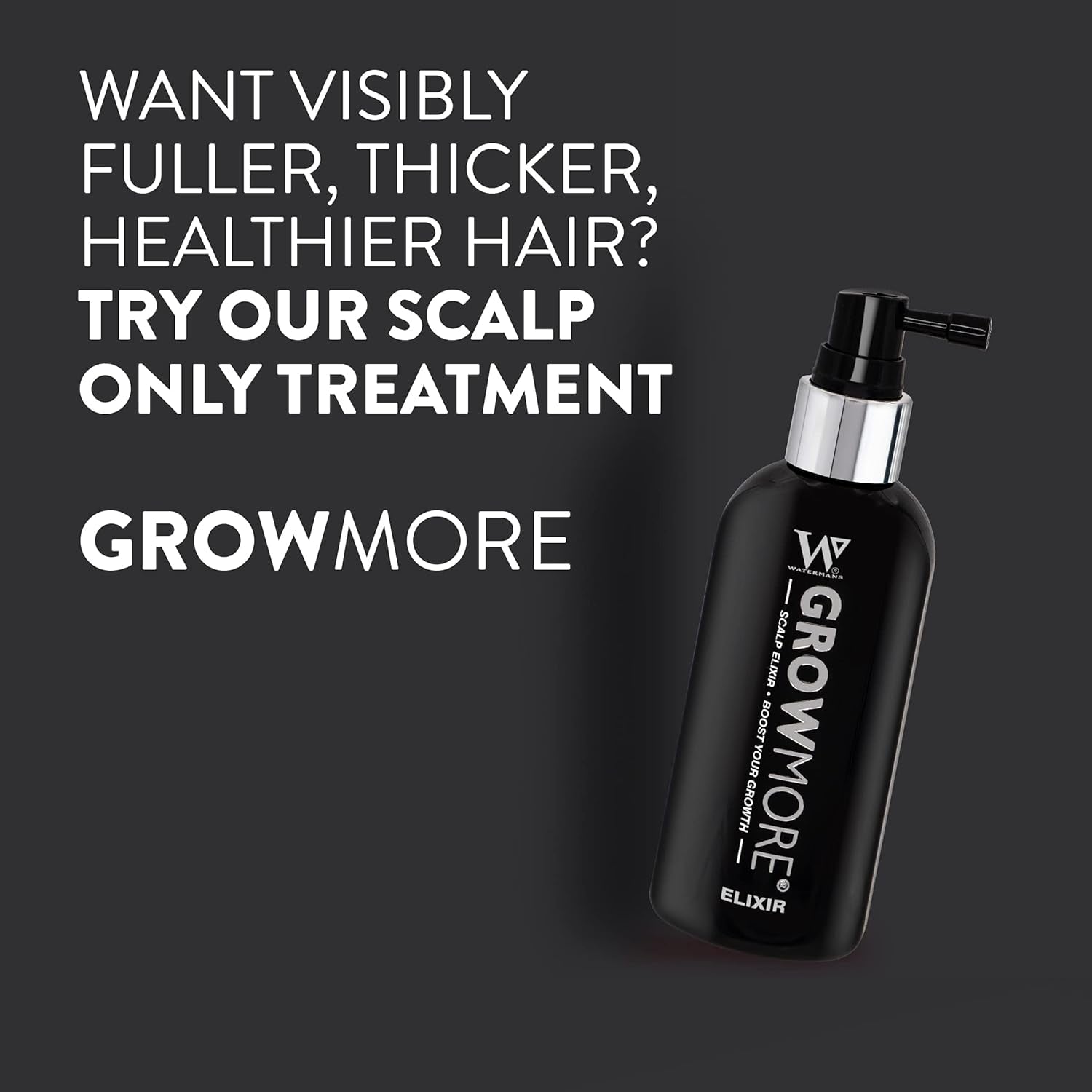 Sérum de croissance capillaire Watermans Grow More Elixir - Renforce les racines des cheveux - Favorise la croissance des cheveux - Pour les femmes et les hommes Soins capillaires Naty Shop