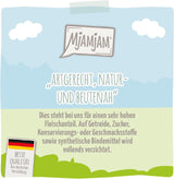MjAMjAM - Nourriture humide premium pour chat - Sachet compressible - DUO au veau raffiné et hareng, pack de 12 (12 x 125g), sans céréales