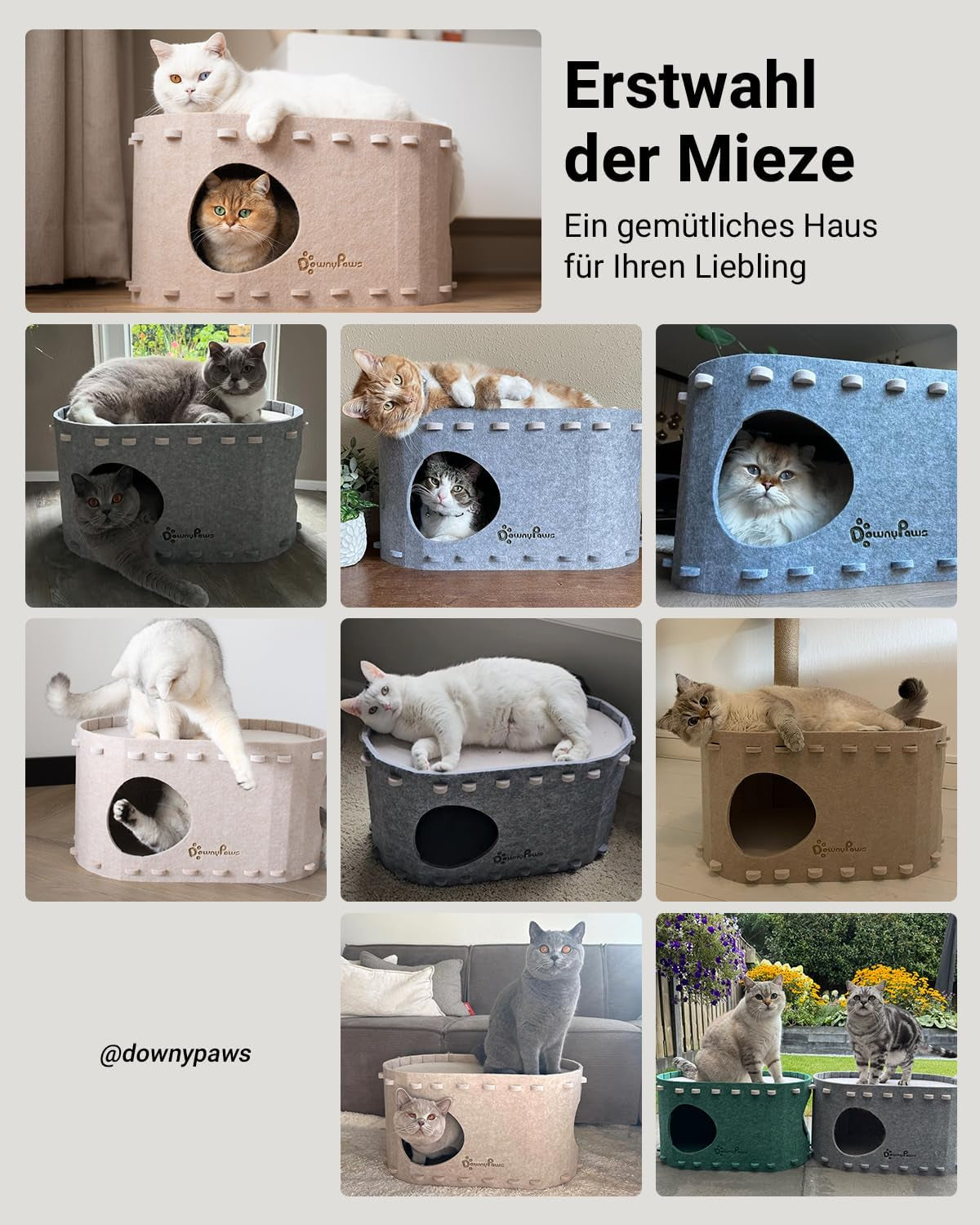 Couvertures et meubles, Animaux, Grottes et maisons, Chats, Lits pour chats, Chats - lits, matelas