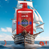 Gel douche et shampoing 3 en 1 Old Spice Captain pour hommes, 1 litre douche et bain Naty Shop