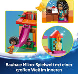 LEGO Ç€ Disney Encanto Mini House, jouet de construction pour filles à partir de 5 ans, jouet fantastique et jeu de construction avec mini-poupées Mirabel et Antonio, une figurine de Capybara et une clé 43261 Jeux de construction Besuche den LEGO-Store