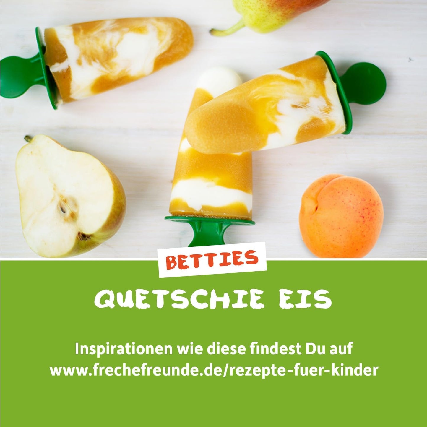 FRECHE FREUNDE Bio Quetschie Apple, Birne & Maracuja, Fruchtmus mit Obst im Quetschbeutel für Babies from 6. Month, vegan, 6er Pack (6 x 100g)