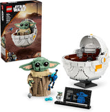 LEGO Star Wars 75403 Grogu dans son berceau de répulseur mandalorien - Figurine à collectionner - Modèle à construire, jouer et exposer - Décorations pour la maison - Cadeau pour les garçons et les filles à partir de 10 ans Ensembles de construction Besuche den LEGO-Store Titre par défaut