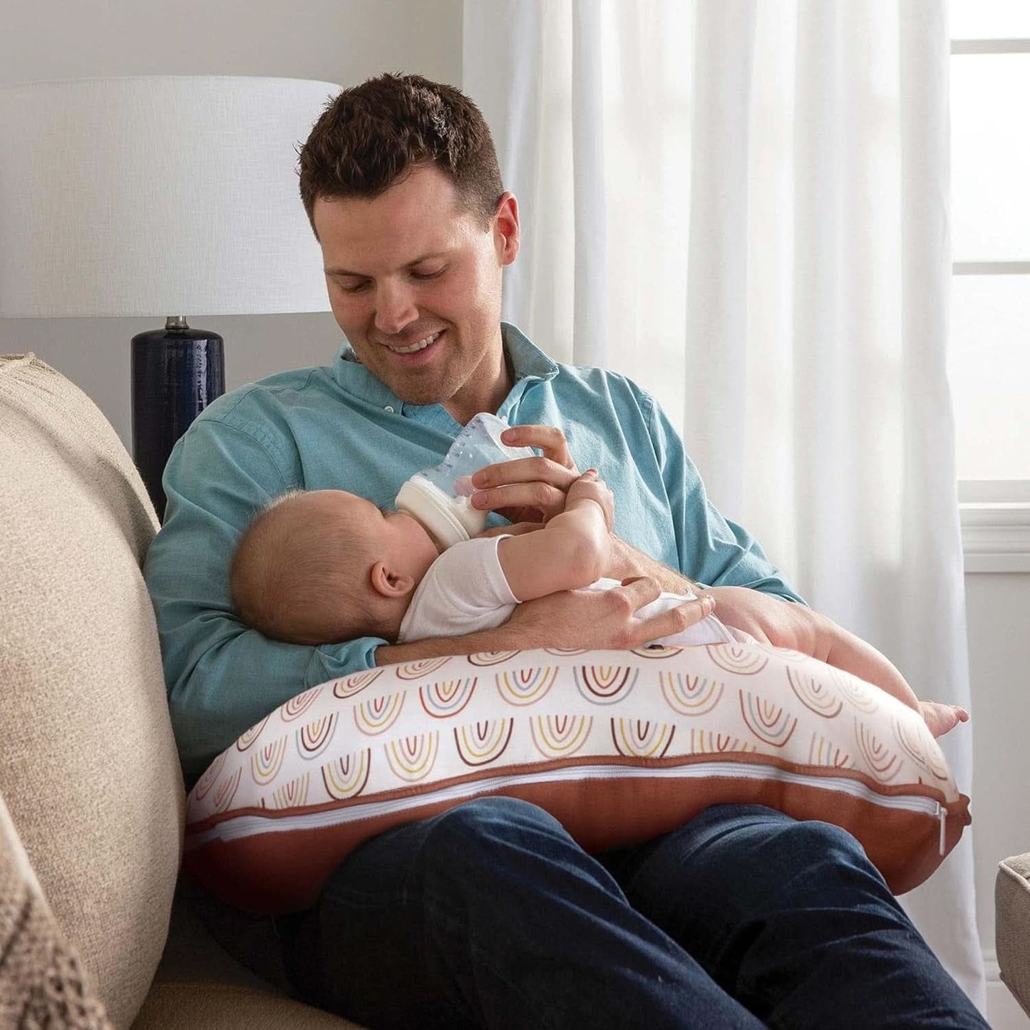 Housse de coussin d'allaitement - Tissu Bio Alimentation et Accessoires d'Allaitement Bebe Naty Shop