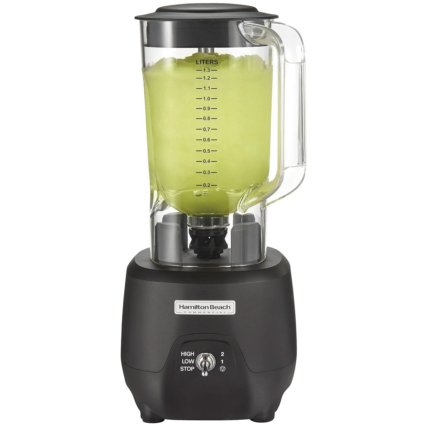 Mélangeur à barre Hamilton Beach Commercial® 908®R, HBB908R-CE, 1 HP, récipient en polycarbonate de 1,3 L, 2 vitesses, 220-240 V, cuisine noire Naty Shop
